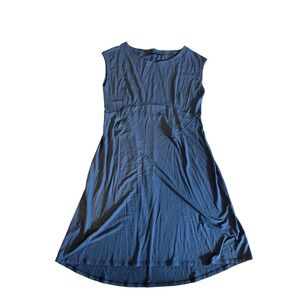 Eileen Fisher Petite Gray Sleeveless Dress Casual Everyday‎ Comfort